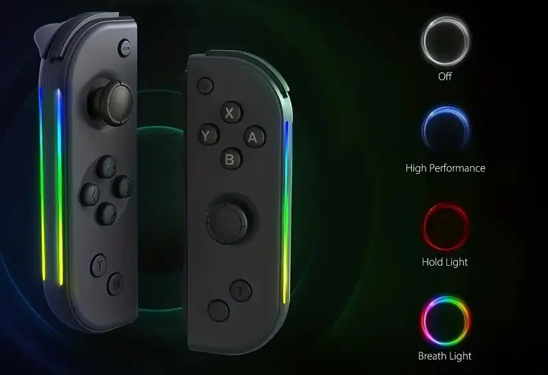 Pair of LED Joycons for Nintendo Switch – $9.99 (originally $66.49)